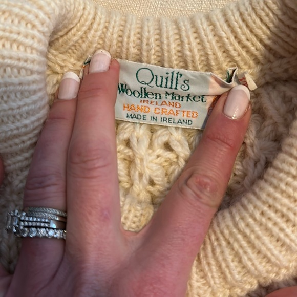 Vintage Fisherman cable wool sweater - Picture 1 of 7